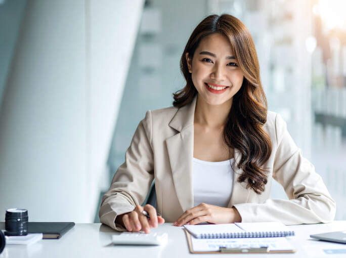 女性の相談風景