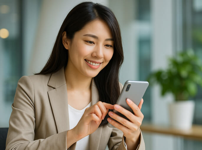 調査中の進捗報告風景